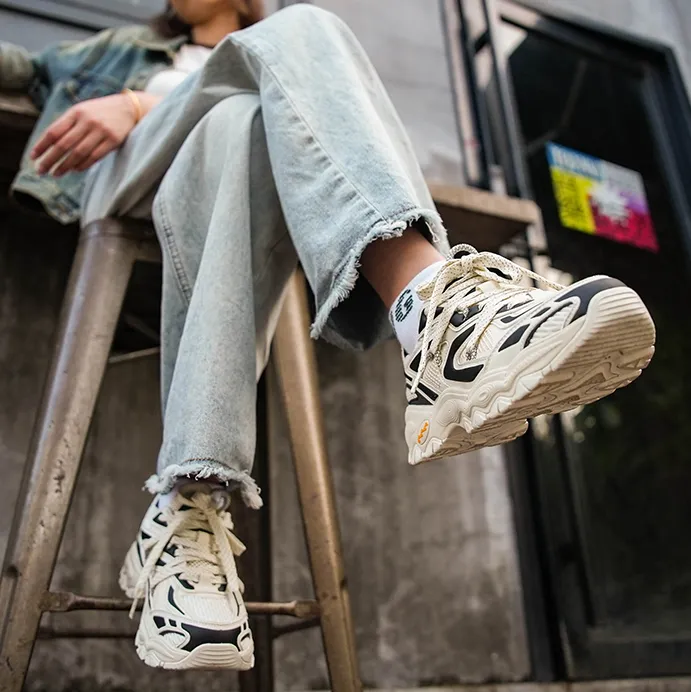 Mens Silver Sneakers Platform Trainers Fashionable Outdoor  display picture 1