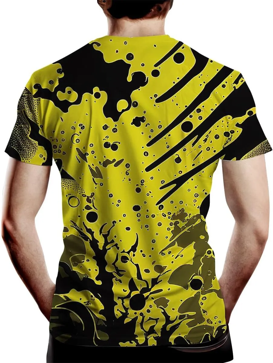 Camiseta De Manga Corta Para Hombres Tie Dye Camiseta Gráfica De Verano  Casual, Genial De Moda De 10,17 € | DHgate, image size:902x1200