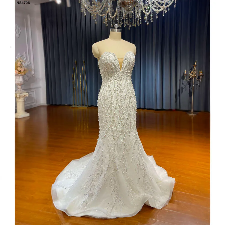 Ladies Sequin Slim Fit Mermaid Wedding Dress