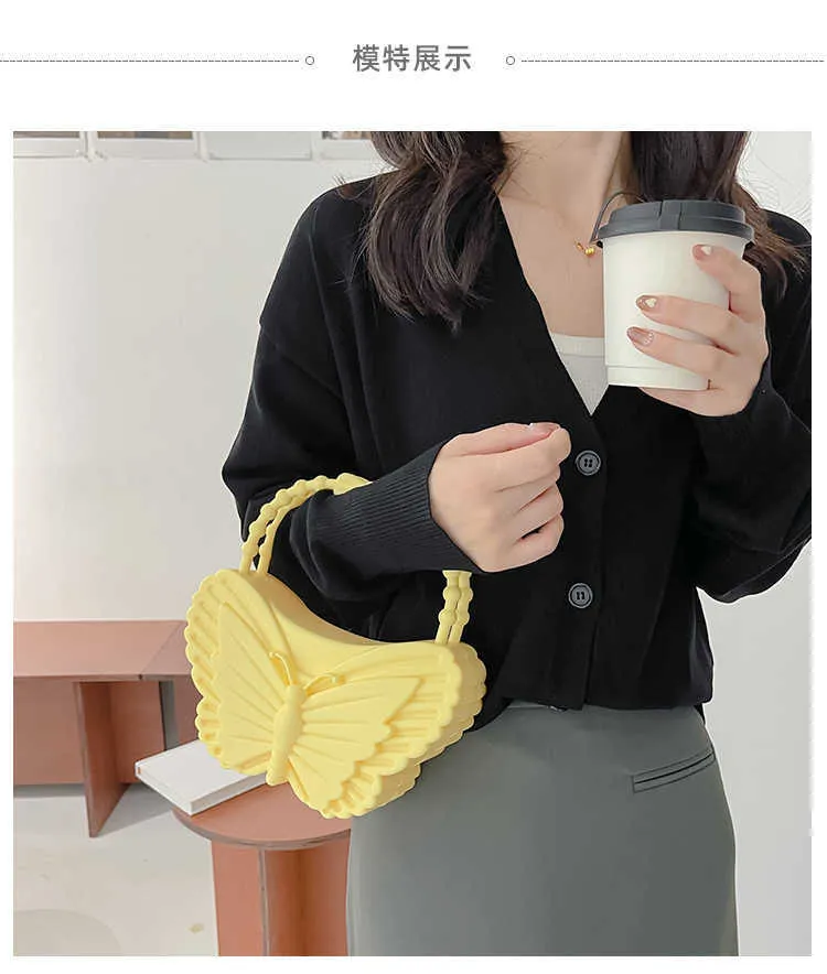 High Quality Butterfly Evening Dress Handbag And Wallet New