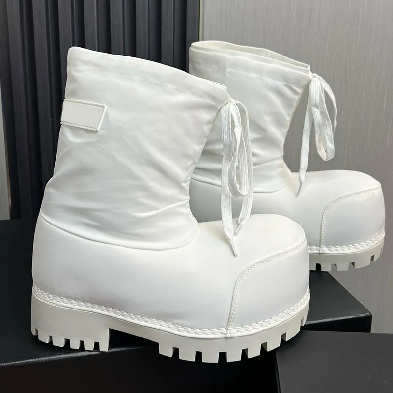 Alask Big Head Boots Designer Mens Womens Snow Boots Luxury Down