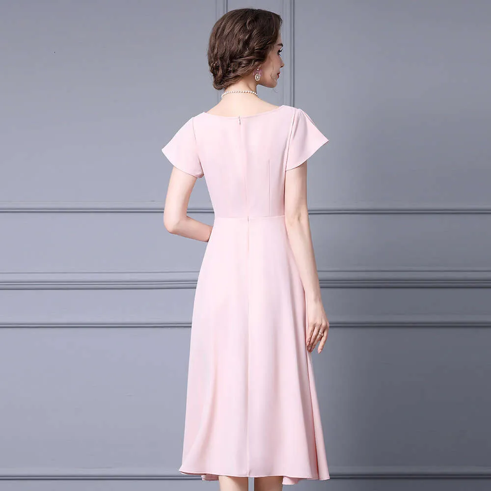 knee length dresses for ladies All True Pink Tiered Dress – Shop the Mint main image 0