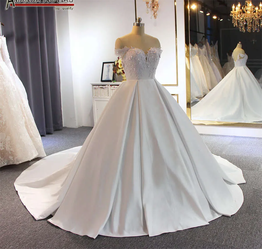 Simple Satin Average Wedding Dress Cost - Elegant and Timeless