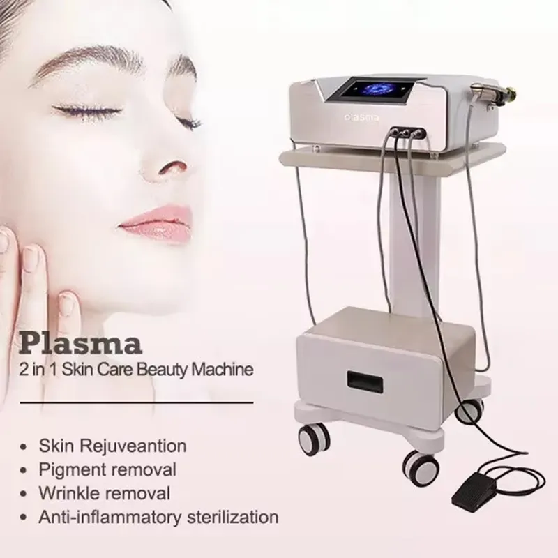 2 Handle Skin Revitalization Machine: Cold Plasma Treatment For Wrinkle ...