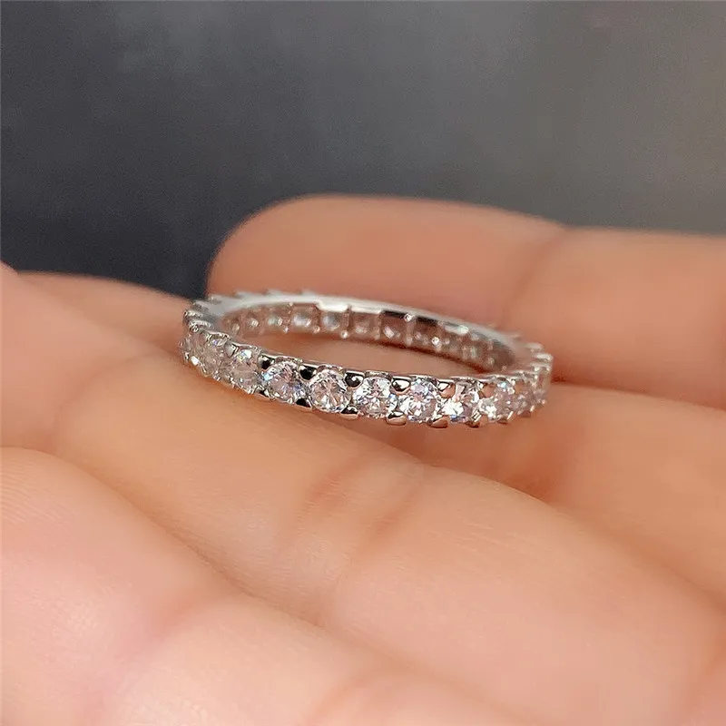Designer diamant partnerring lyxiga smycken för bröllopsfest_voghion.com