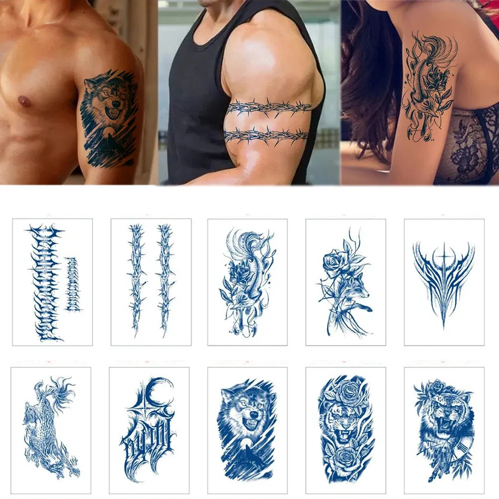 Tattoo Stickers, Custom Temporary Tattoos Bulk Set Of Large Temporary  Tattoos For Men, Semi Permanent Juice Ink Stickers, Lasting 7 15 Days From  Mang07, $79.22 | DHgate.Com, image size:1000x1000