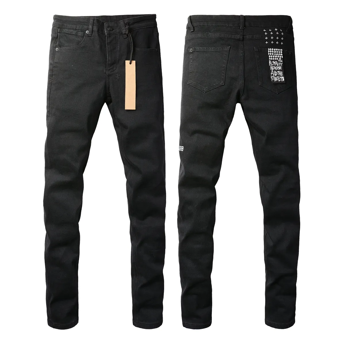 High Waisted Designer Ksubi Stacked Denim Jeans For Men Retro 