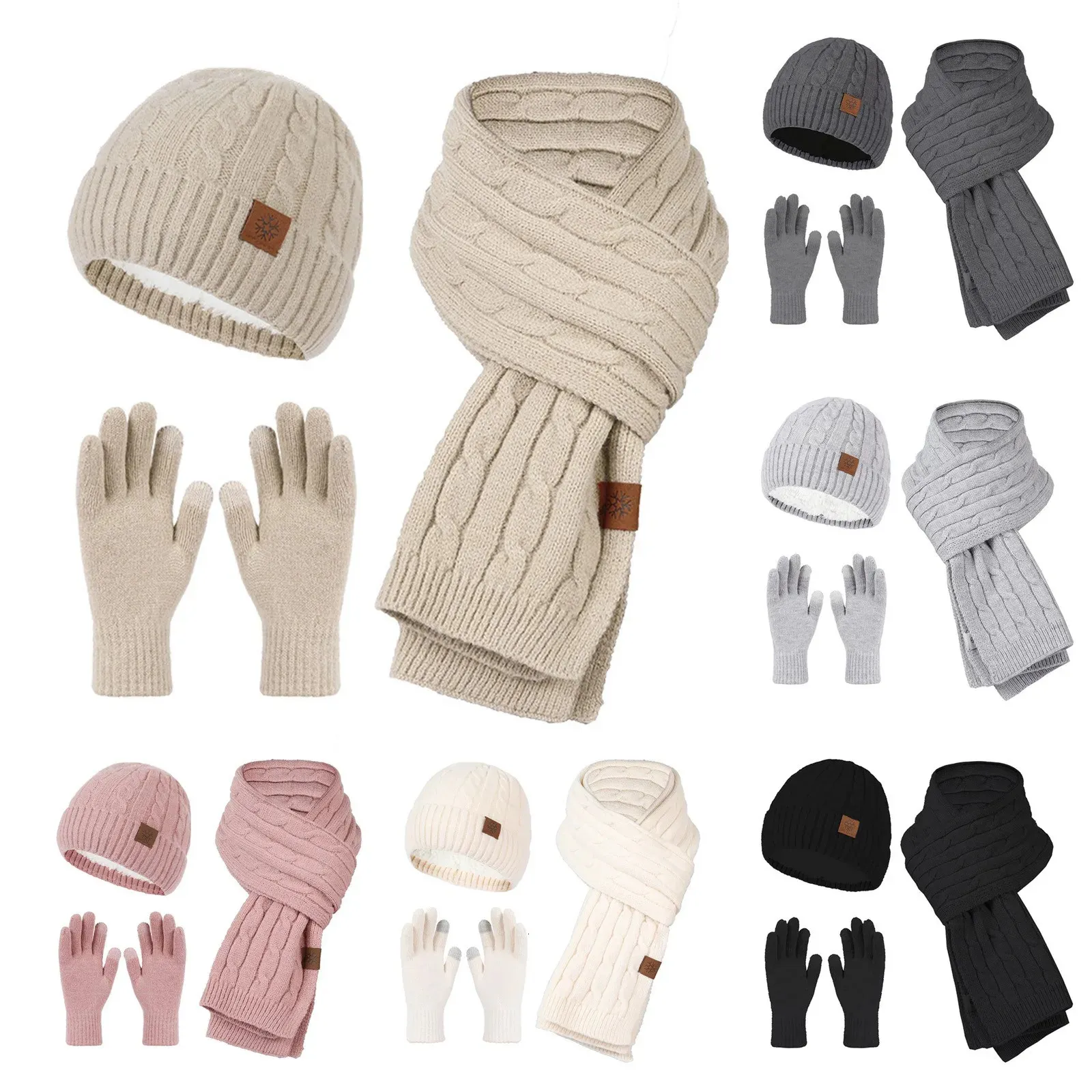 Cappello Sciarpa Uomo Set Invernale Uomo: Cappello, Sciarpa E Guanti Cappello Sciarpa Uomo Set Invernale Uomo: Cappello, Sciarpa E Guanti