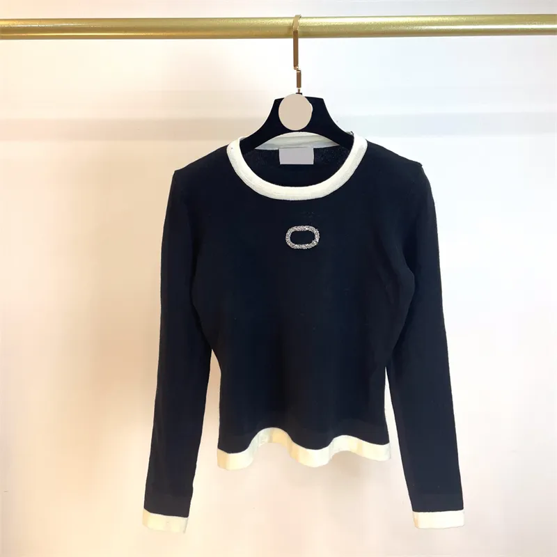 Camisas De Punto Delgado De Otoño Para Mujeres Patrón De Letras De