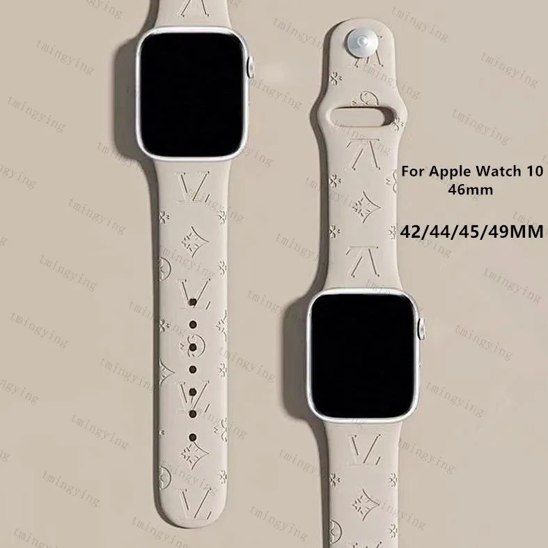 Luxury Designer Silicone Apple Series 7 Watch Straps With Fashionable Letter Flower Straps For Iwatch 10 7, 6 5, SE 38mm 49mm Wristband From Tmingying, $6.95 | DHgate.Com Luxury Designer Silicone Apple Series 7 Watch Straps With Fashionable Letter Flower Straps For Iwatch 10 7, 6 5, SE 38mm 49mm Wristband From Tmingying, $6.95 | DHgate.Com