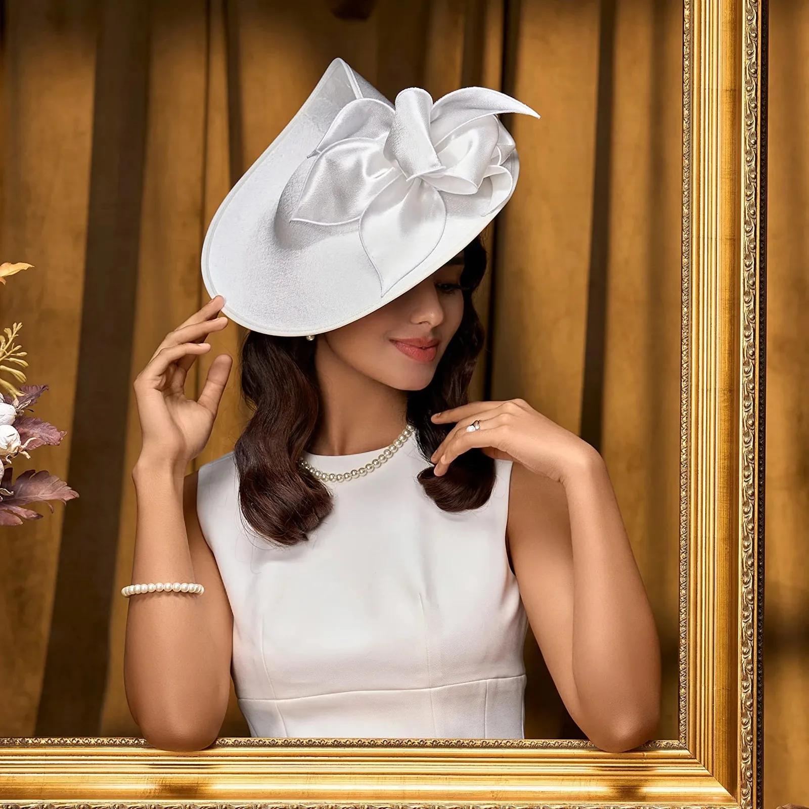 Tea Party Fascinator Hat: Womens Derby Hat Multi Color 