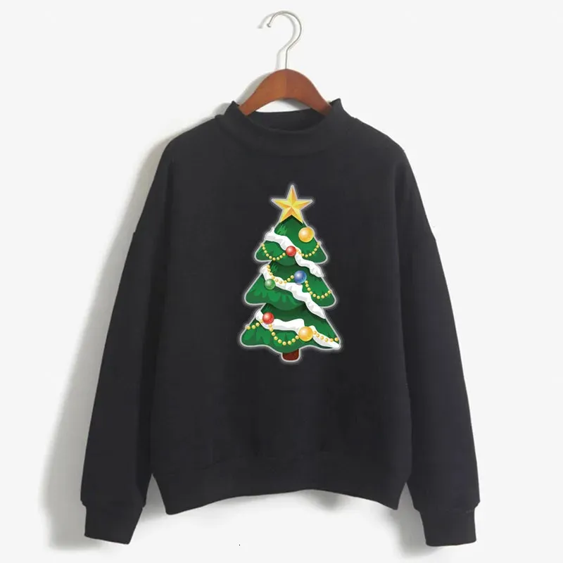 Save Big on Bulk Christmas Sweatshirt Womens Christmas Tree Print Women  Sweatshirt Sweet Korean O Neck Knitted Pullover Thick Autumn Winter Candy 