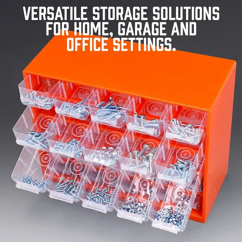 Screw Container Box Drawer 25 Grids Drawer Parts Box Wall Mountable Screw... From Dh911256299, $30 ...
