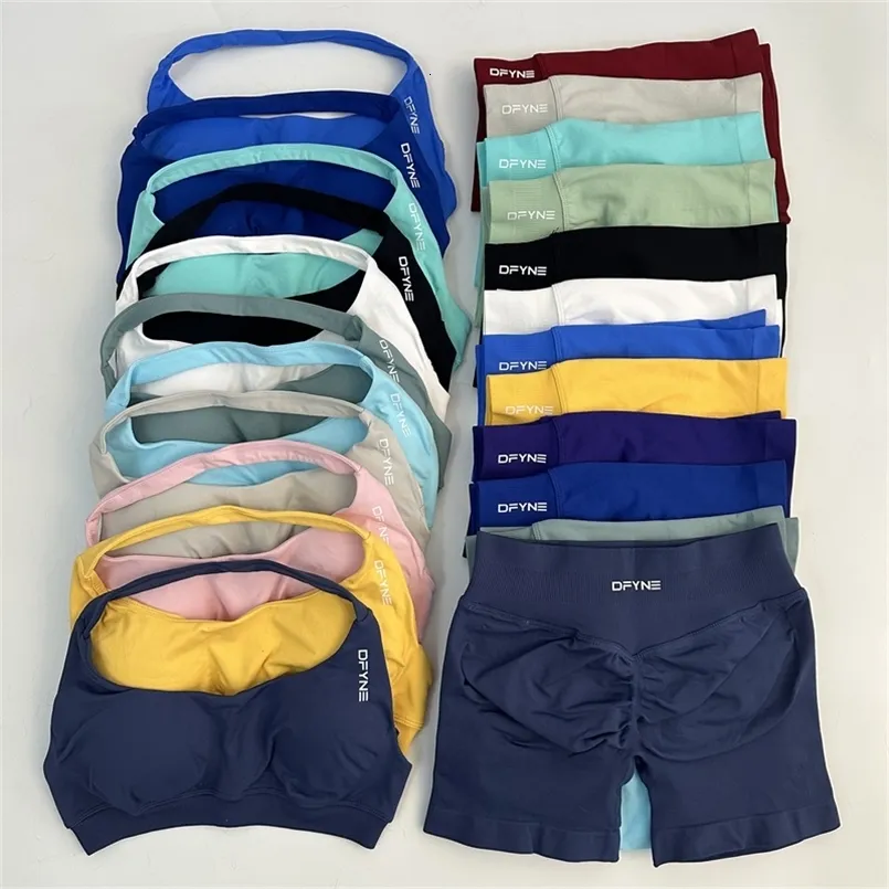 DHgate.com:Dfyne Womens Seamless Yoga Set: Impact Shorts