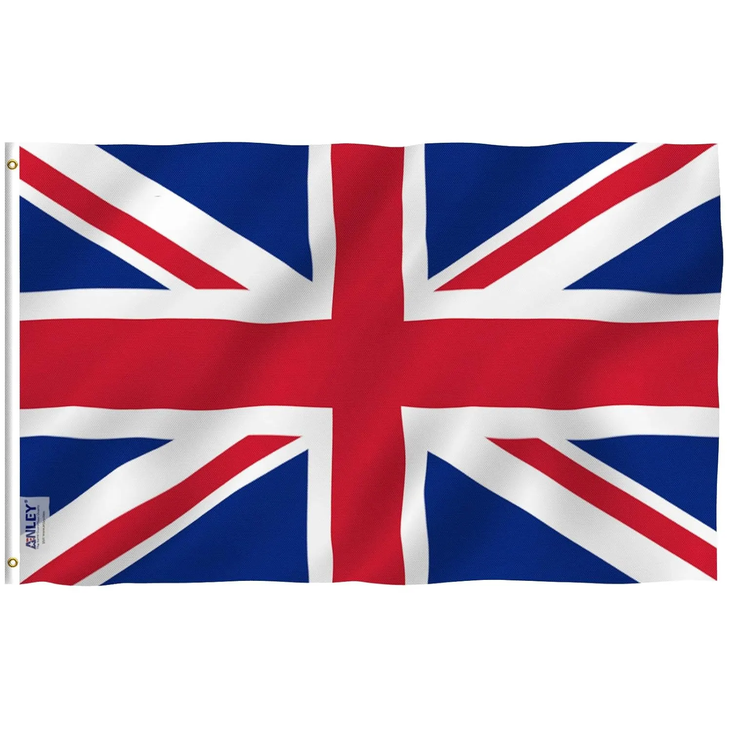 Bandiera Union Jack - 0,9 X 0,6 M - Confezione Da 2 - Bandiera Della