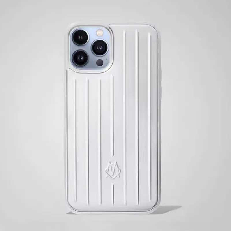 iPhoneアクセサリー Remraam DHgate.com:Premium Aluminum Alloy Phone Case - Silver Weave