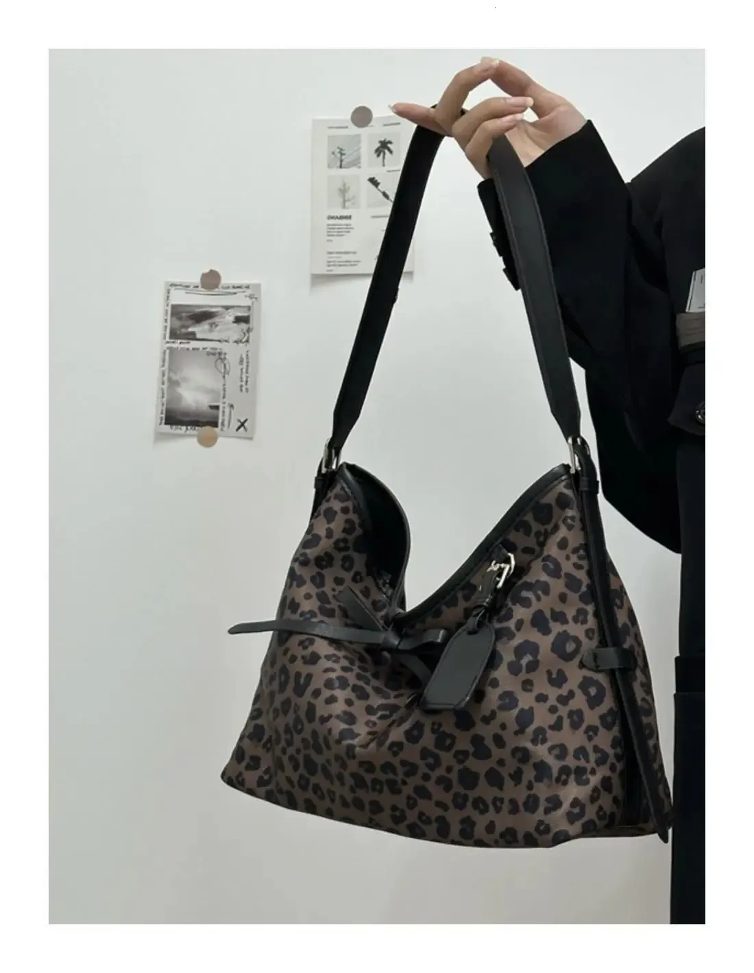 バッグ glad news leopard Boston bag y2k Vintage Y2K Leopard