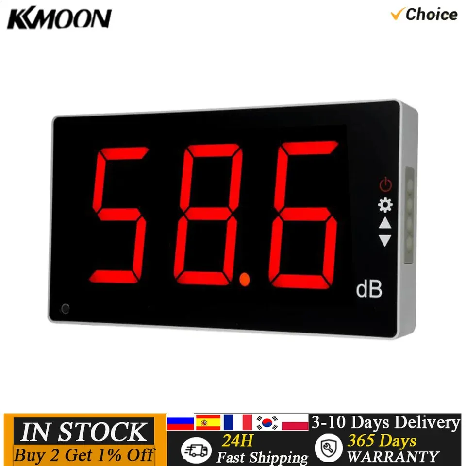 Digital Sound Noise Level Meter: Wall Mounted Decibel Meter For Noise ...