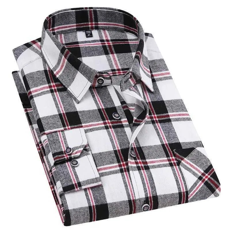 Chemise En Flanelle à Carreaux Coupe Regular Manches Longues Rouge JACK | Homme - | Von
