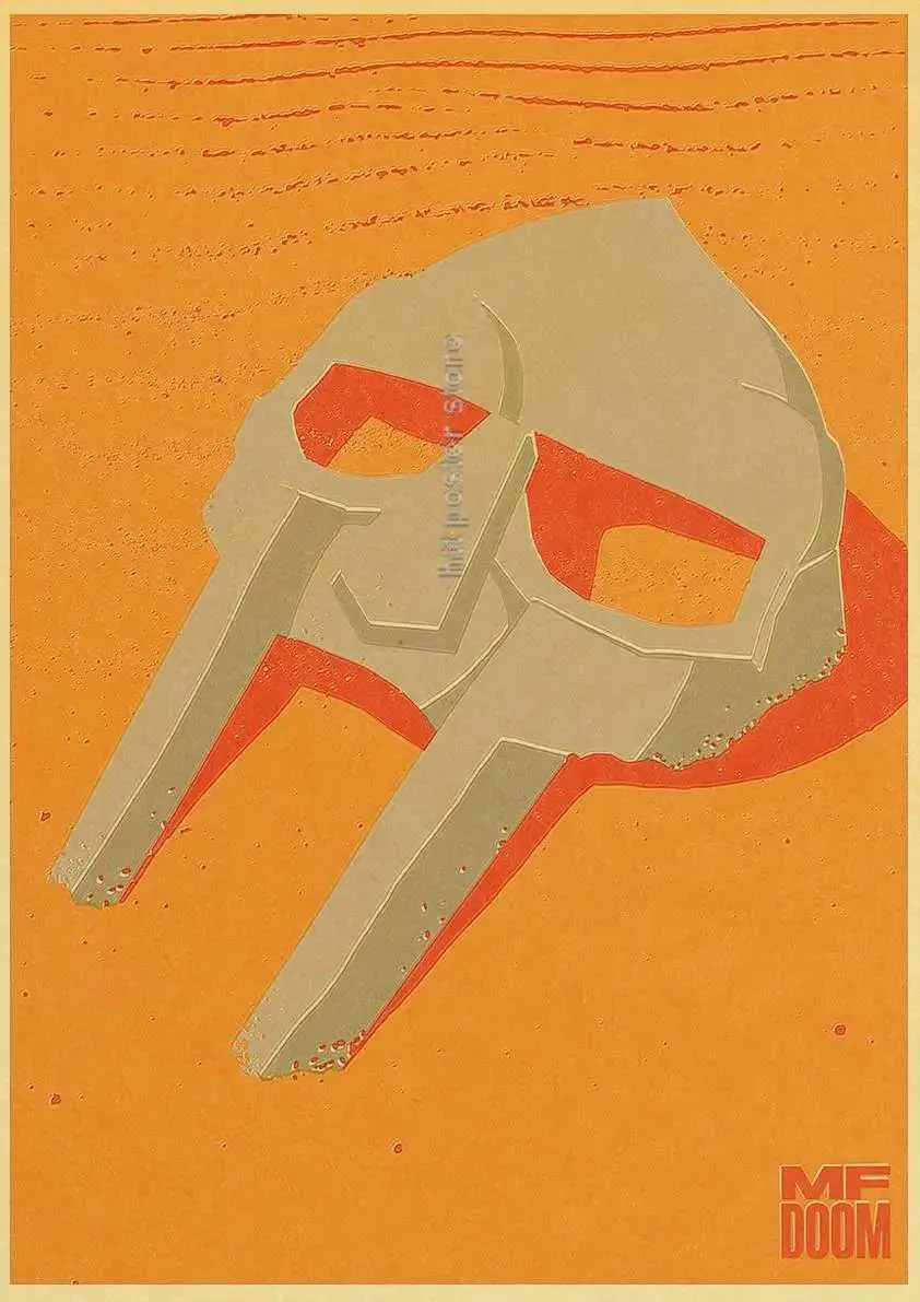 MF Doom Madlib Retro 80s Movie Posters Hip Hop Rap Music MF Doom Madlib Retro 80s Movie Posters Hip Hop Rap Music