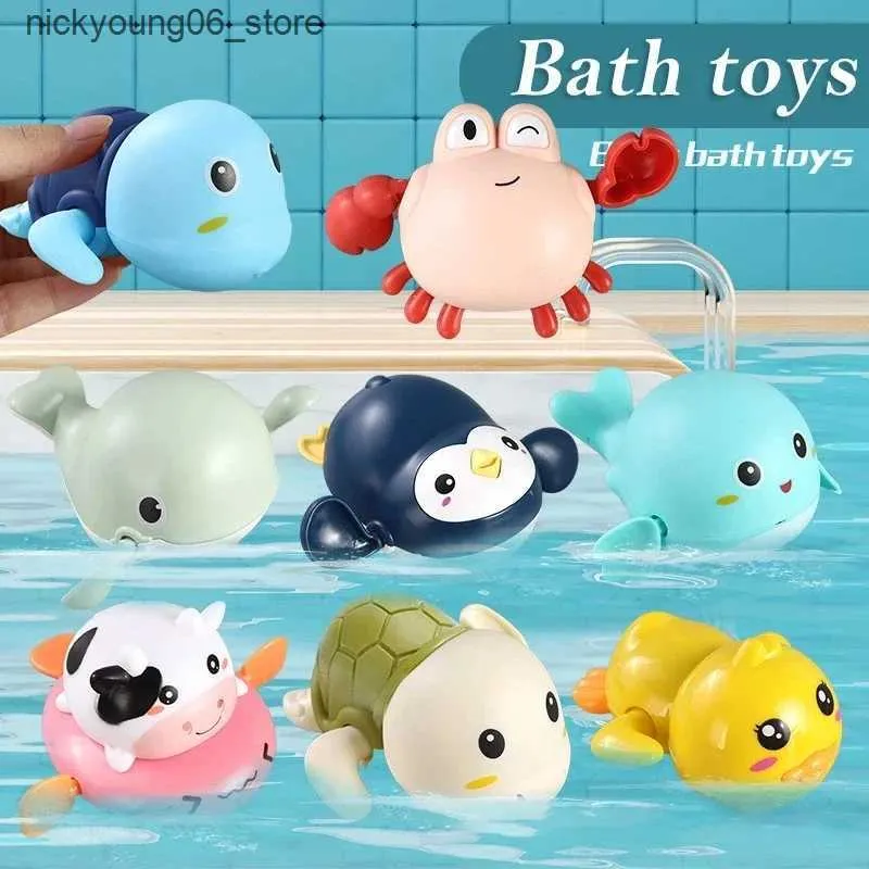 Sea Creature Bath Toys, Cute Swimming Turtle, Whale, And Octopus - Main Image