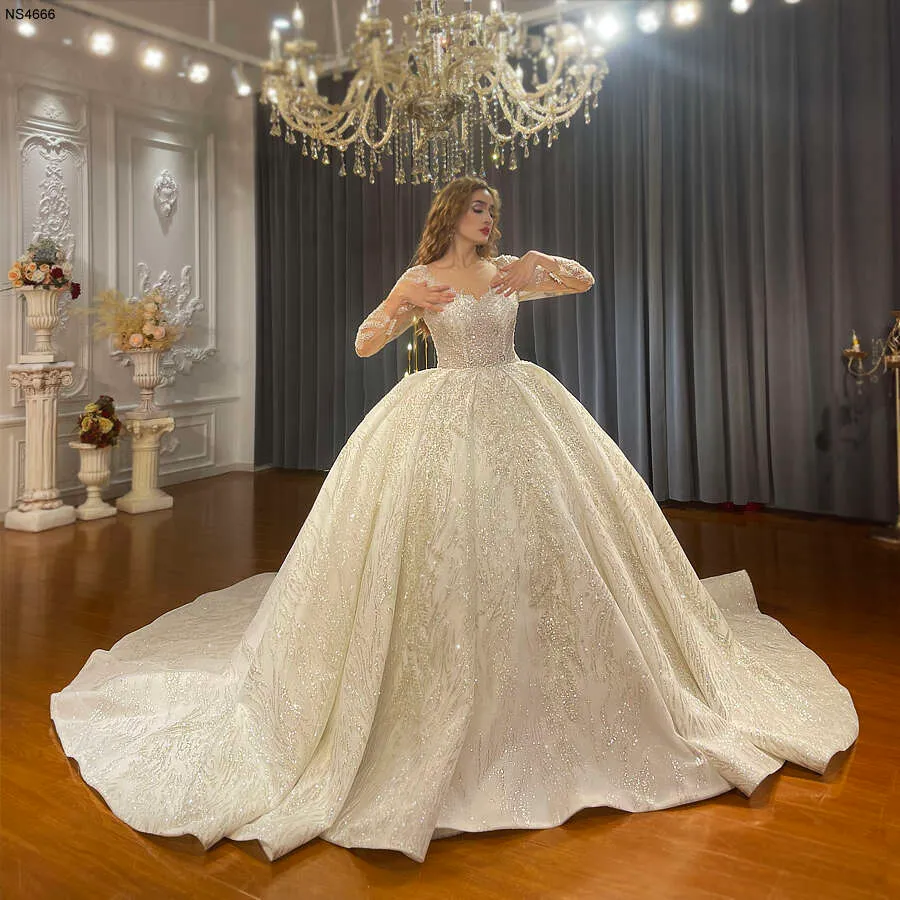 Vestido De Novia De Vestidos De Baile De Cristal |Elegancia