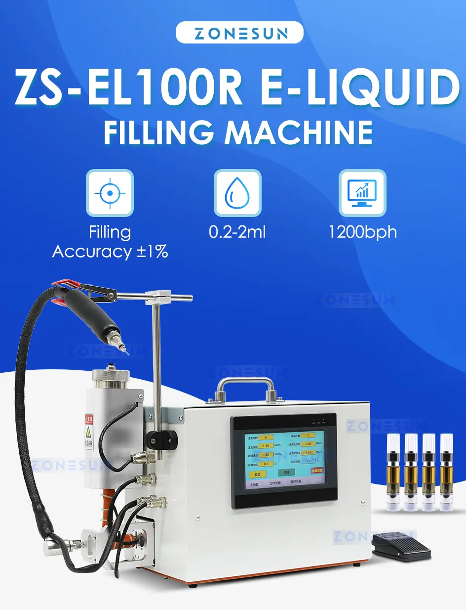 ZONESUN Filling Machine Handheld Liquid Juice And Oil Cartridge Syringe  Atomizer For Small Production Vials From Zonesunplus, $3,567.83