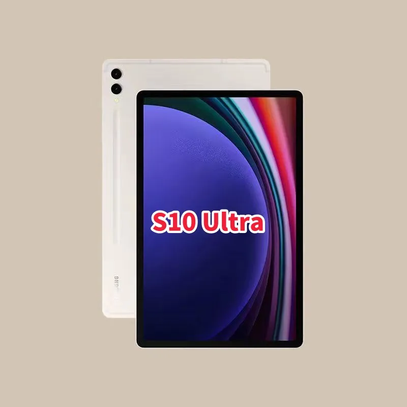 Portable S10 Ultra Tablet - 10.9 Inch Touchscreen Dual SIM Office Computer with Global Multi-Language Support for Study & Work