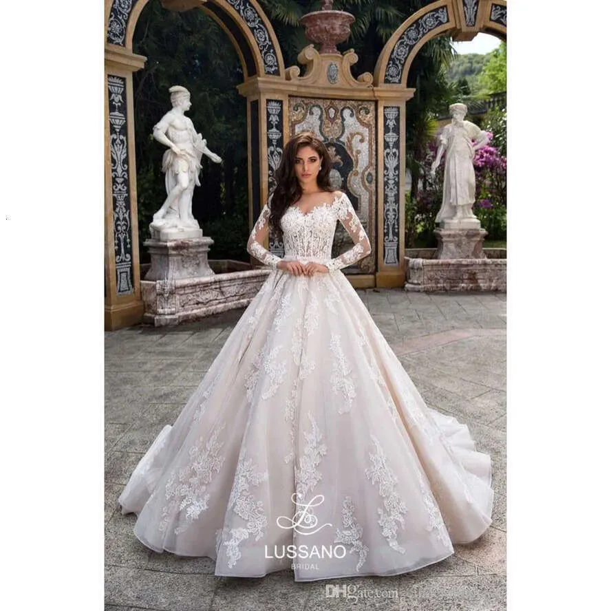 Ba9151 Western Long Sleeve Lace Wedding Dresses ... From Babynice666,  $162.7 | DHgate.Com