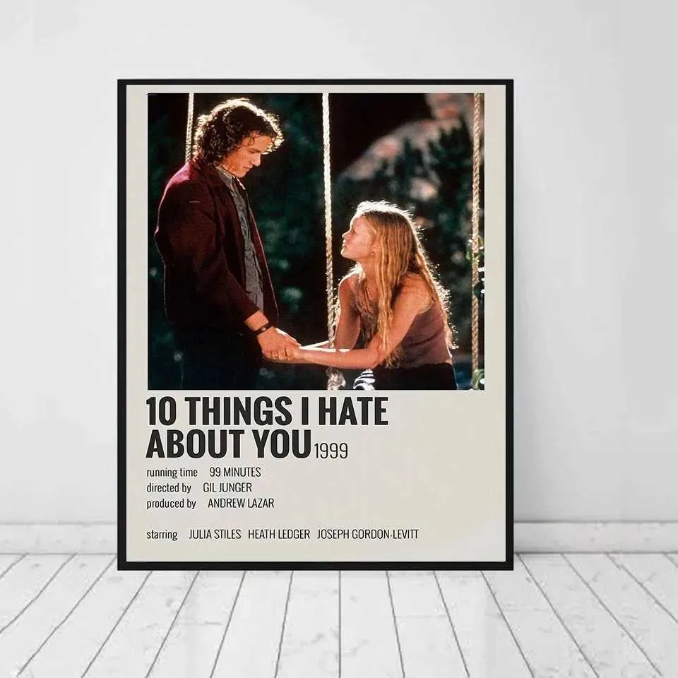 Poster Du Film « 10 Things I Hate About You » - Décoration De Chambre à