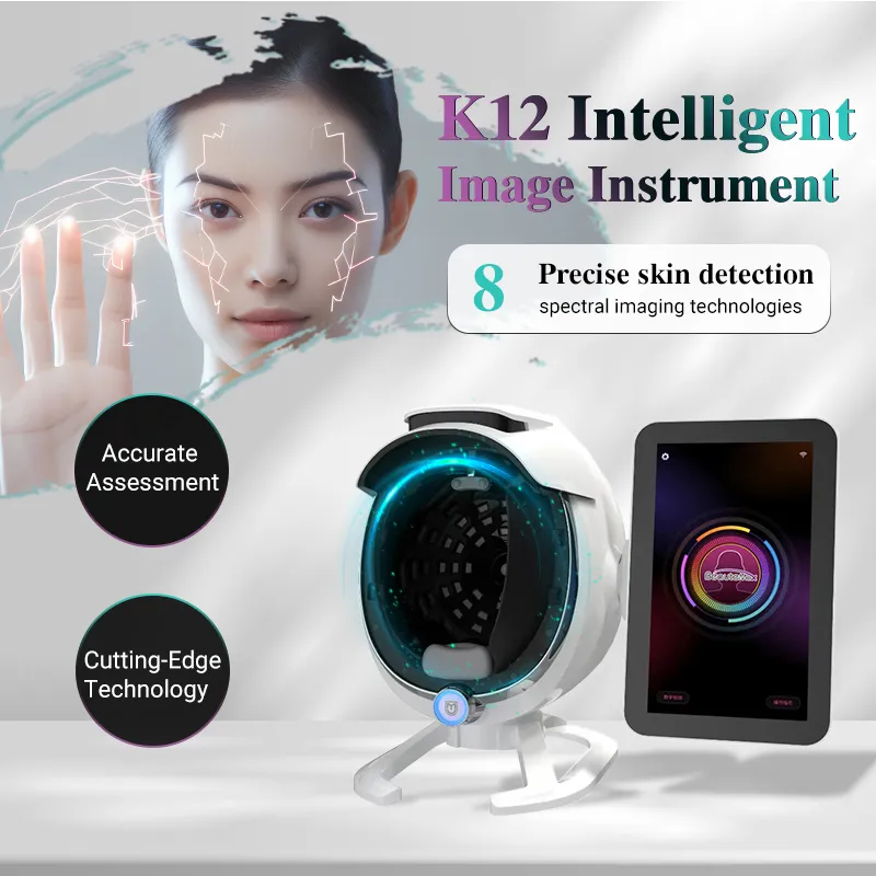 Professional 3D Face Scanning Skin Analyzer Machine 36 Million Pixel ...