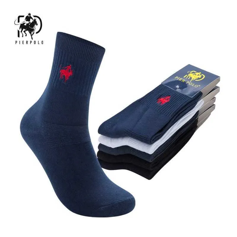 Save Big on Bulk Polo Socks Mens Men's Socks Perforated Polo Socks Autumn  And Winter Mens Double N Dle Cotton Loose Socks Cotton Embryo Tube Mens