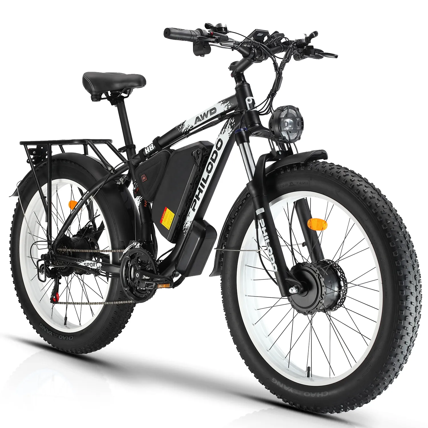 Eu Stock 2000W Double Motor electric bike with 164N.m Motor