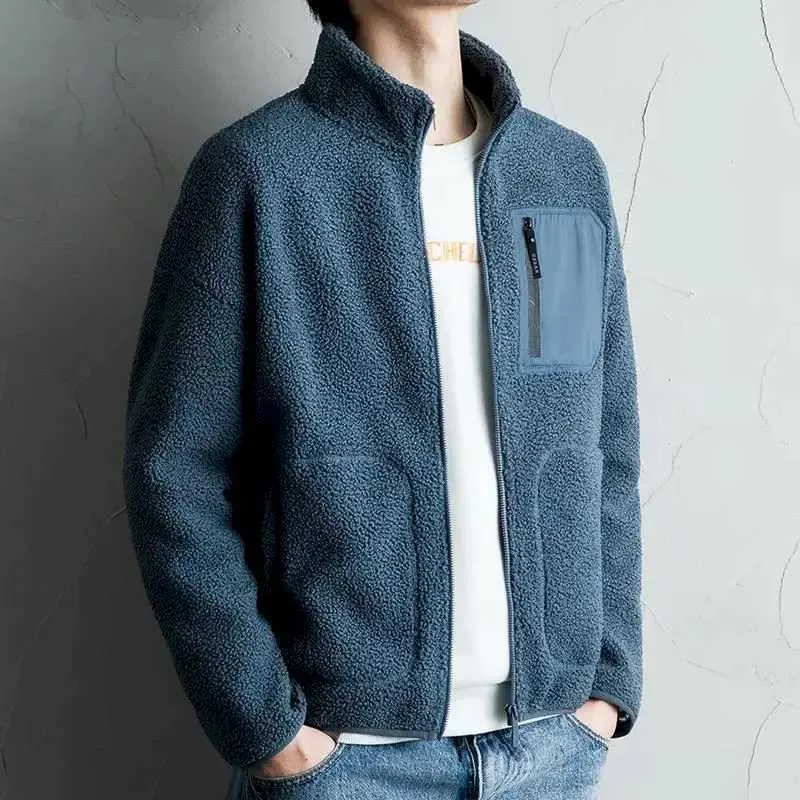 Men's Thickened Polar Fleece Jacket, Warm Lamb Wool Coat | DHgate
