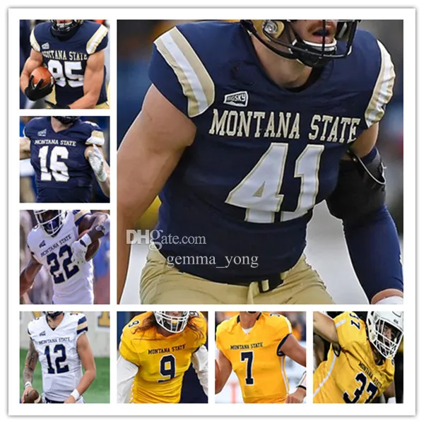 Montana State College Football Jerseys - Tommy Mellott, Scottre ...