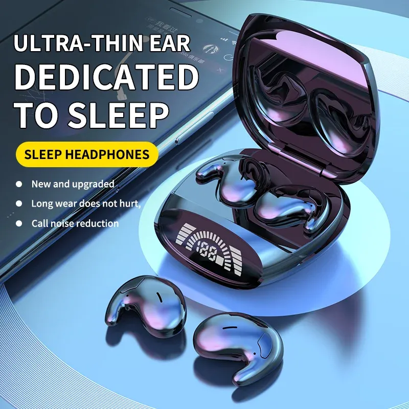 TWS 5.3 Bluetooth In-Ear Wireless Earbuds - Invisible Design For IPhone Android - Black
