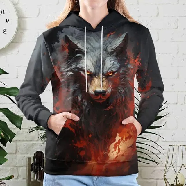 Fansu Unisex 3D Pullover Hoodie voor mannen vrouwen Fantasy Starry Galaxy Gedrukt lange mouwen Hooded Sweatshirts met zakken voor herfst winter trainingspakken Tops