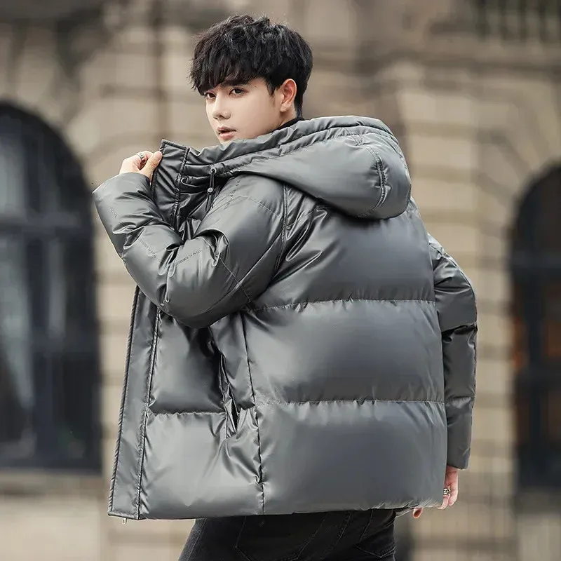 Economize muito em Jaqueta Masculina De Pato Branco De Pato Branco Casaco  Casual À Prova De Vento em grandes quantidades Melhores ofertas no DHgate