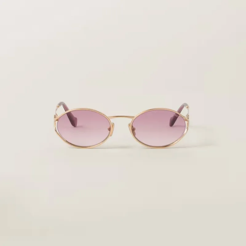 Metal Frame Gradient Oval Sunglasses Polarized... From  display picture 1