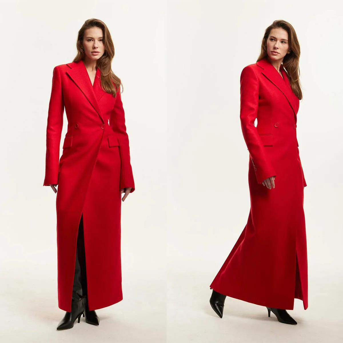 strapless open back dress RED FITTED DRESS BLAZER