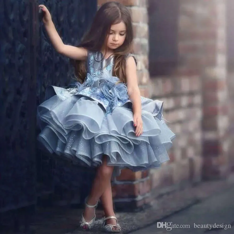 open lace back dress Girls Mermaid Style Tutu Princess Birthday/Halloween Party Dresses   Children's Territory a Unit of VIC&SI LLC