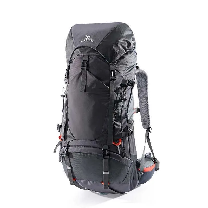 Hiking Rucksack Mens 65L Waterproof Backpack: Professional