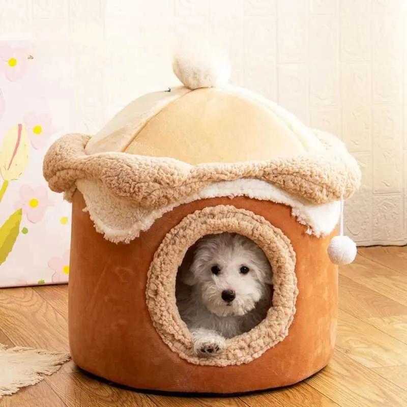 Save Big on Bulk Dog Cat Furniture Pet House Dog Bed Ice Cream Style, Cute  Cat Nest Princess Dog House, Comfortable Small Pet Bed 40x40cm Best Deals 