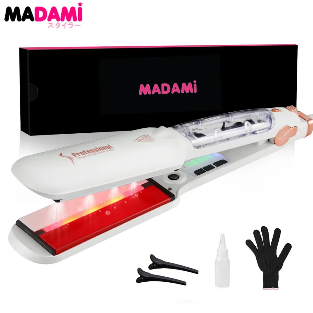 Steam Straightener Inch Flat Iron With Infrared 450 ° F