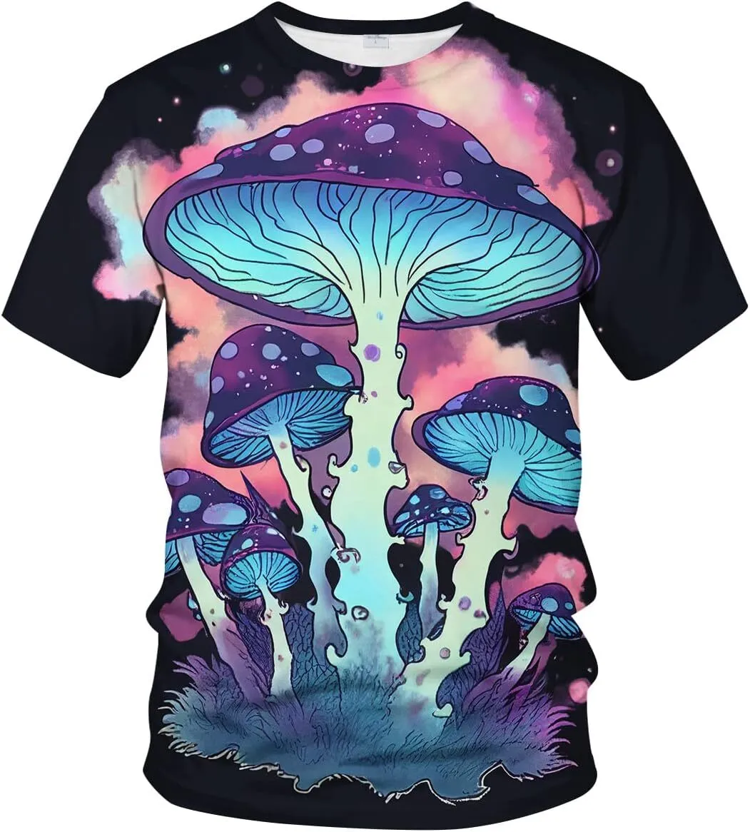 大流行中！ Fantasy Retro Mushroom Novelty - Men for shirt t shirt テープ・マスキングテープ