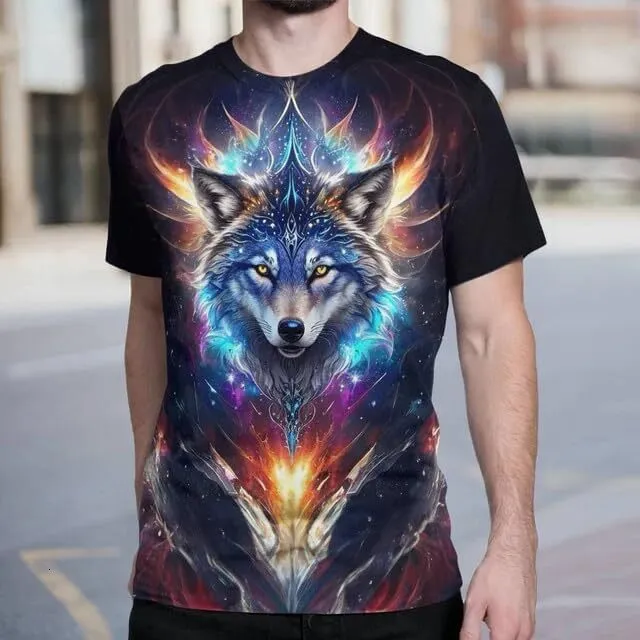 Wholesale Mens Designer T Shirts Graphic Tee With Striking 3D