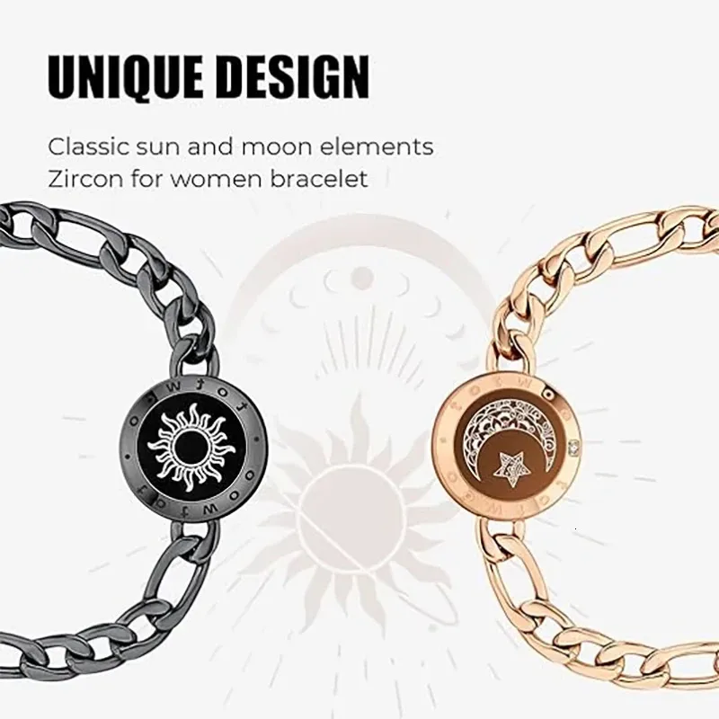 Long Distance Touch Bracelets - Vibration & Light Up Couples Bracelets -  Stainless Steel from Dhgate Charm Bracelets