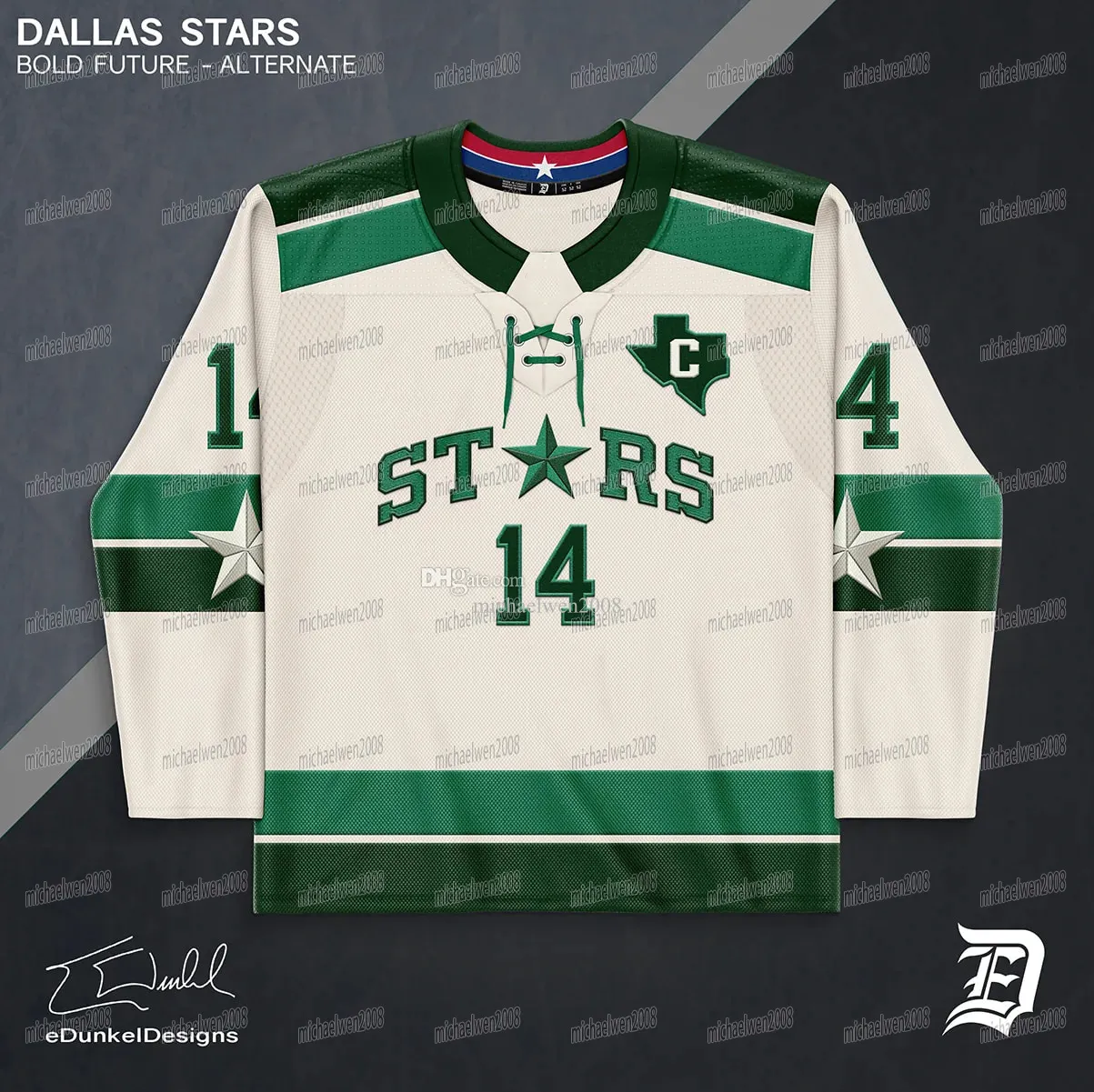 Retro Dallas Stars Concept Jersey Retro Jersey Dallas Stars Jersey