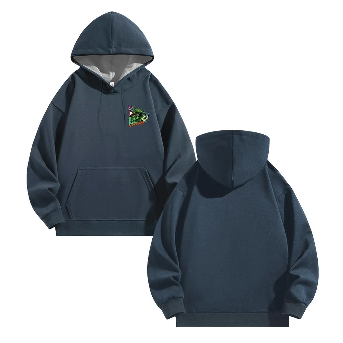 Mens Designer Hoodie Cool Design: Customizable Skull Fleece Hoodie for Men, Warm Spring Autumn Drawstring Pullover