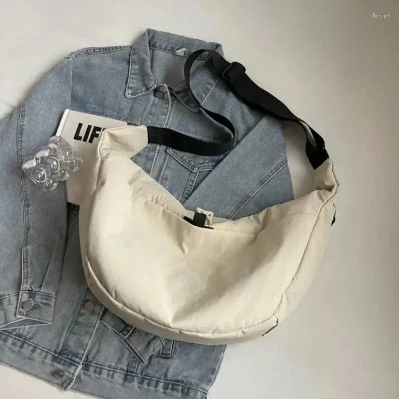 Bolso Bandolera Mujeres, Popoti Bolsas De Hombro Mano Nylon Impermeable Totalizador Del Monedero Mochila Escolar Portátil Billetera Multifuncional Crossbody Bag (Azul Marino